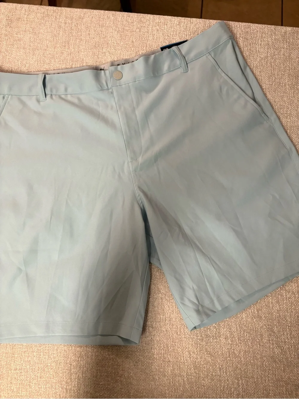 NWT Pale Blue/Green Men’s Puma Dealer Enjoy Golf Shorts - Size 40